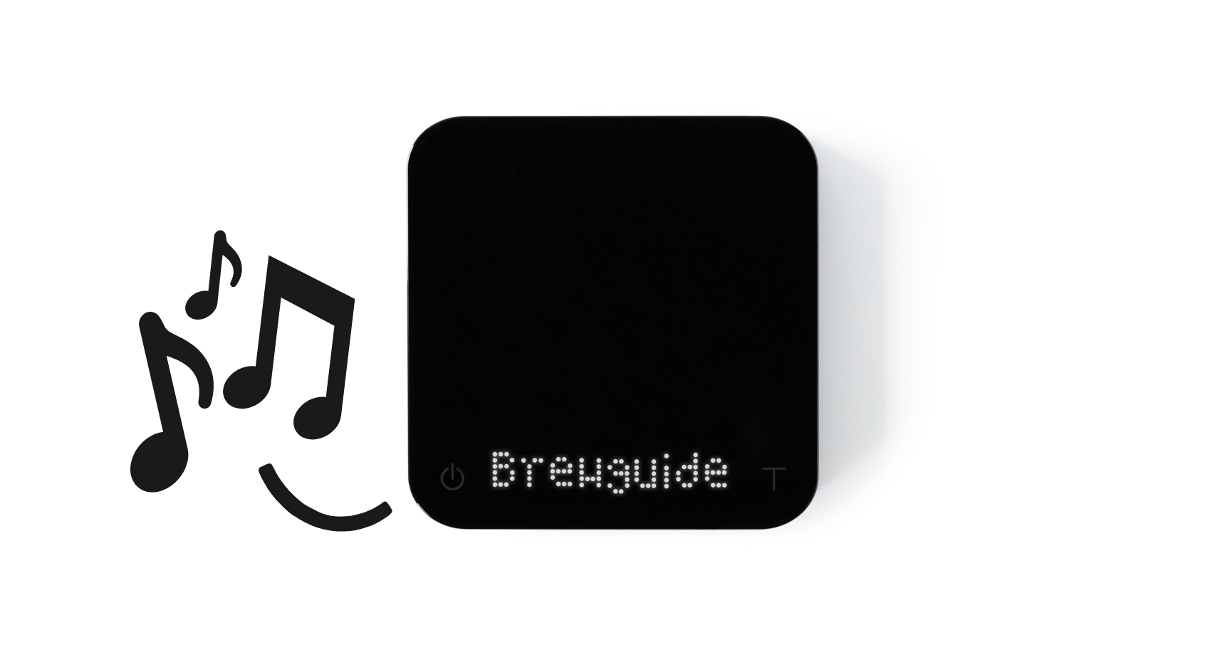 A black Pearl Model S 2022 scale emitting musical notes graphics