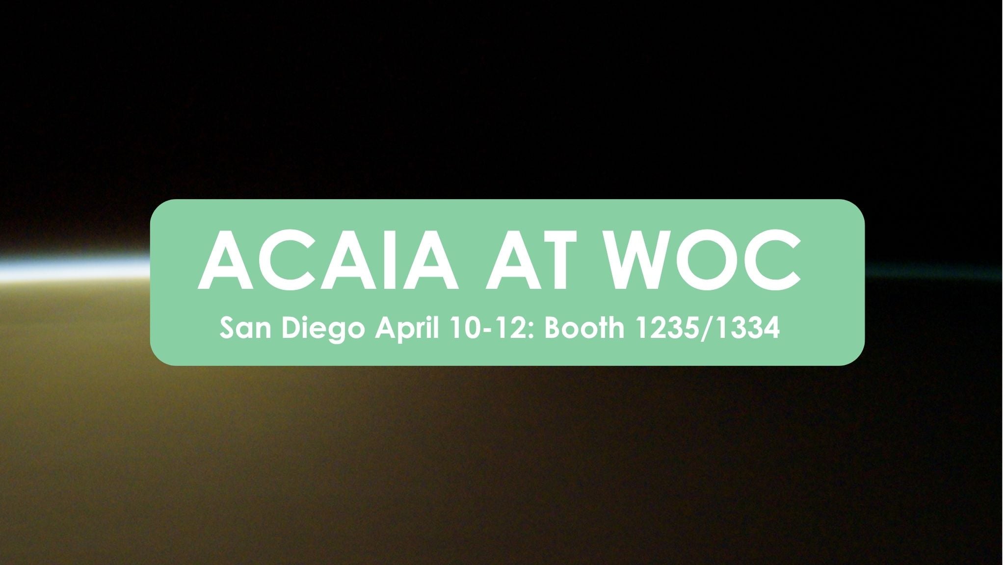 Acaia at World of Coffee San Diego