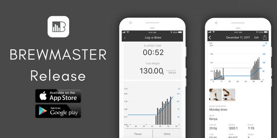 acaia coffee scale brewmaster app