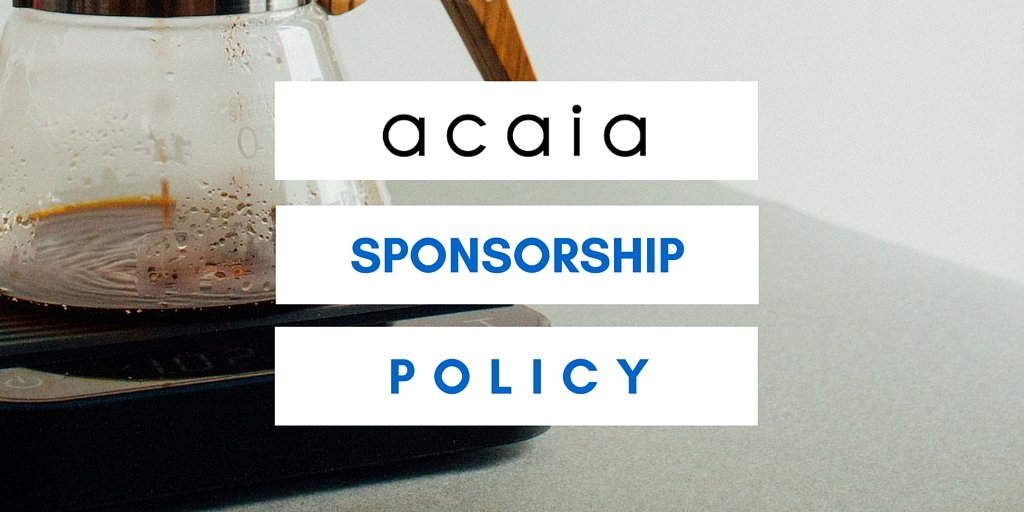 New sponsorship policy